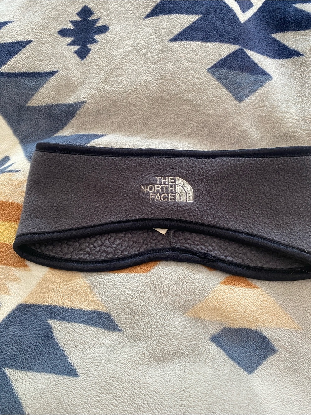 The North Face Gray Fleece Ear Warmer Headband